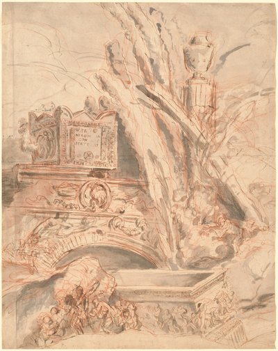 Grottesco with the Tomb of Nero by Giovanni Battista Piranesi