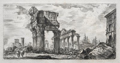 Temple of Jupiter Tonans by Giovanni Battista Piranesi