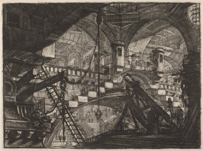 The Arch with a Shell Ornament by Giovanni Battista Piranesi