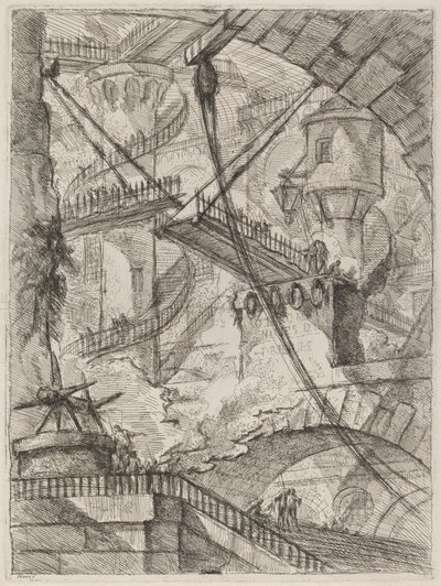 The Drawbridge by Giovanni Battista Piranesi