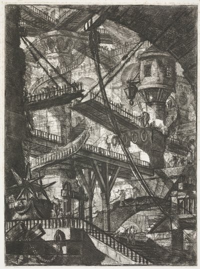 The Drawbridge by Giovanni Battista Piranesi