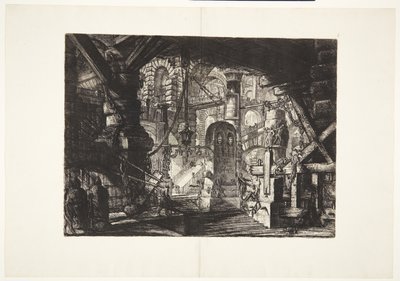 The Pier with Chains by Giovanni Battista Piranesi