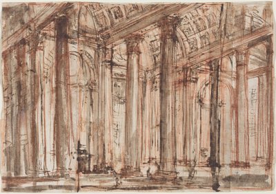The Portico of the Pantheon by Giovanni Battista Piranesi