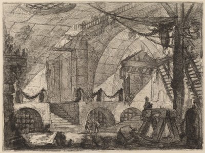 The Sawhorse by Giovanni Battista Piranesi