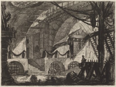 The Sawhorse by Giovanni Battista Piranesi