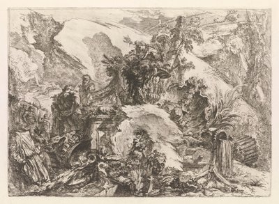 The Skeletons, from Grotteschi (Grotesques) by Giovanni Battista Piranesi