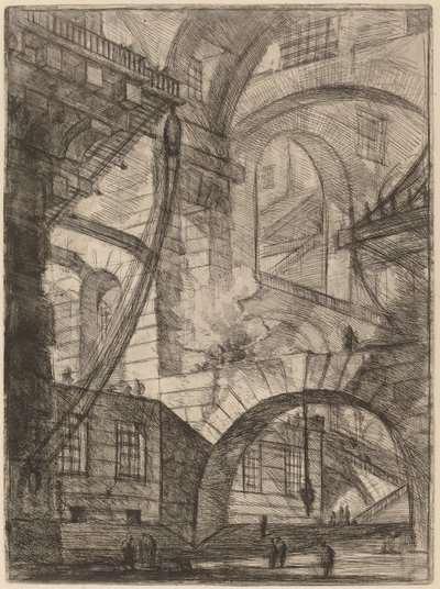 The Smoking Fire by Giovanni Battista Piranesi