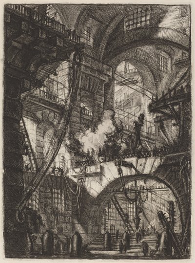 The Smoking Fire by Giovanni Battista Piranesi