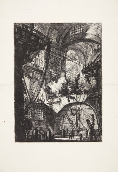 The Smoking Fire by Giovanni Battista Piranesi