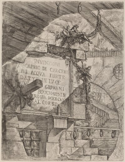 Title Plate by Giovanni Battista Piranesi