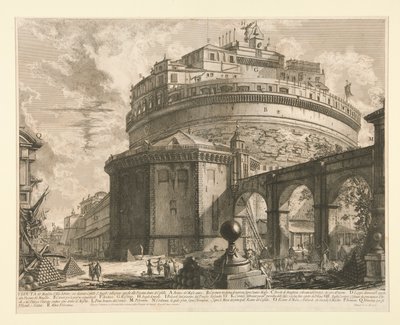 View of the Mausoleum by Giovanni Battista Piranesi