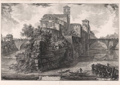 View of the Temple of the Sibyl in Tivoli, from Views of Rome by Giovanni Battista Piranesi