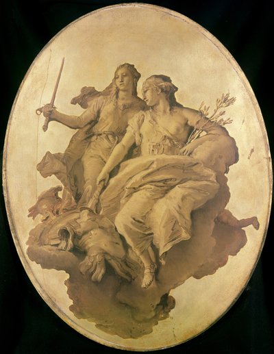 Allegory of Peace and Justice by Giovanni Battista Tiepolo