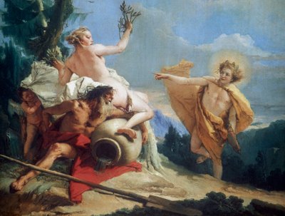 Apollo Pursuing Daphne by Giovanni Battista Tiepolo