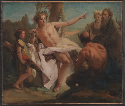 Apollo and Marsyas by Giovanni Battista Tiepolo