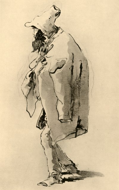 Bearded man, mid 18th century by Giovanni Battista Tiepolo