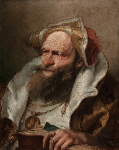 Bust of an Old Man by Giovanni Battista Tiepolo