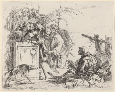 Death Giving Audience by Giovanni Battista Tiepolo