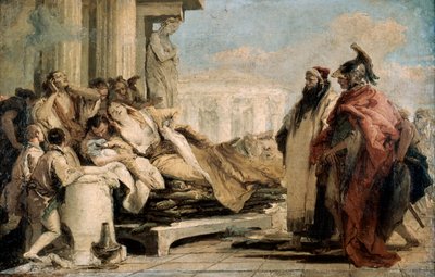 Death of the Dido, 1757 by Giovanni Battista Tiepolo