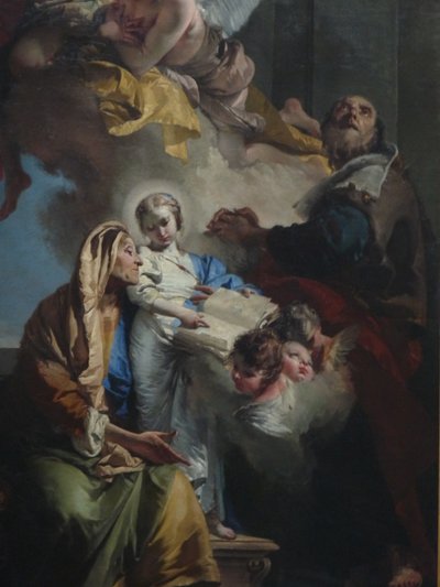 Education of the Virgin by Giovanni Battista Tiepolo