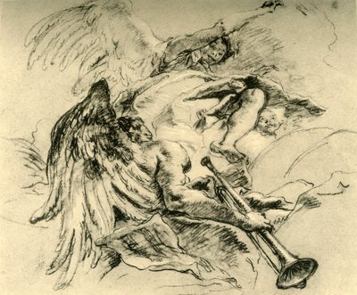 Group of Angels, c1754, 1928 by Giovanni Battista Tiepolo