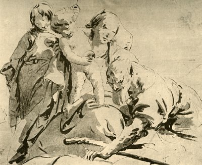 Holy Family by Giovanni Battista Tiepolo