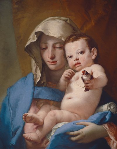 Madonna of the Goldfinch, c. 1767-1770 by Giovanni Battista Tiepolo