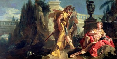 Rinaldo observed by Carlo and Ubaldo by Giovanni Battista Tiepolo