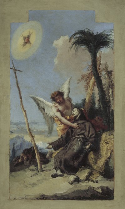 Stigmatization of Saint Francis, 1767 by Giovanni Battista Tiepolo