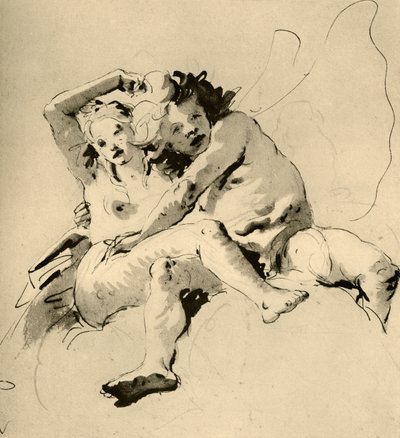 Zephyr and Flora, 1757 by Giovanni Battista Tiepolo