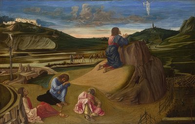 Christ in the Garden of Gethsemane. c. 1465 by Giovanni Bellini
