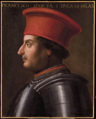 Portrait of Francesco Sforza by Giovanni Bellini