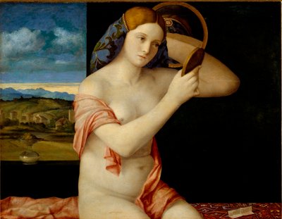 Young Woman in the Mirror by Giovanni Bellini