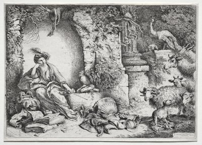 Melancholy by Giovanni Benedetto Castiglione