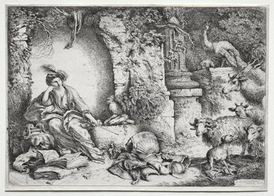 Melancholy, c. 1660-1665 by Giovanni Benedetto Castiglione