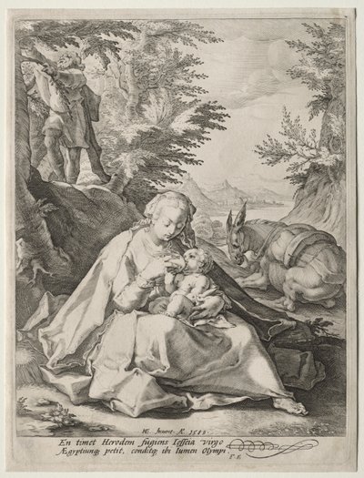 Rest on the Flight into Egypt by Giovanni Benedetto Castiglione