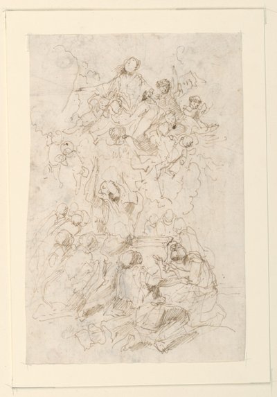 The Assumption by Giovanni Benedetto Castiglione