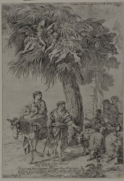 The Flight into Egypt by Giovanni Benedetto Castiglione