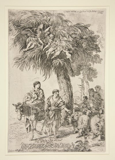 The Flight into Egypt by Giovanni Benedetto Castiglione