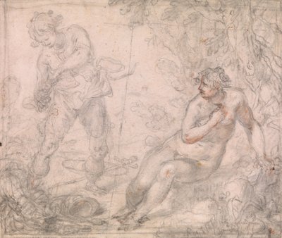 Ruggiero Freeing Angelica by Giovanni Biliverti
