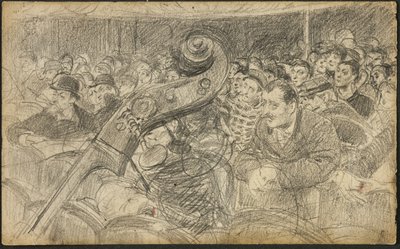 Audience at a Parisian Theatre II by Giovanni Boldini