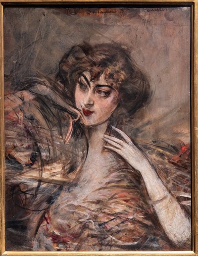 Frontal Portrait by Giovanni Boldini