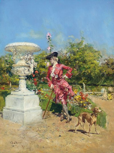 Il Marchesino at Versailles by Giovanni Boldini