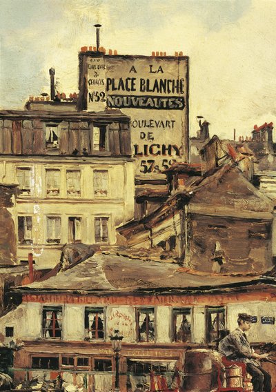 View of Place Clichy in Paris by Giovanni Boldini