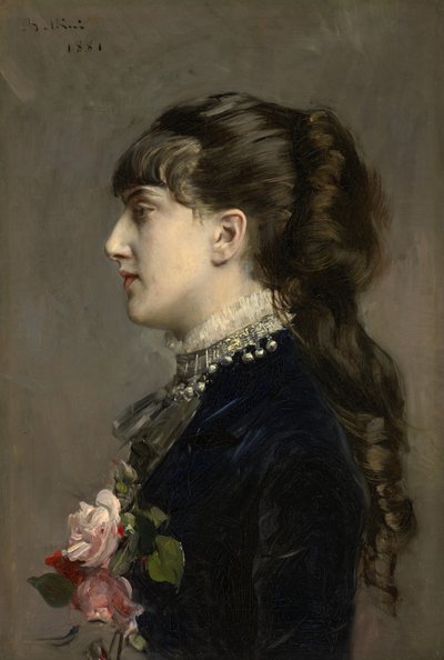 Madame Céline Leclanché by Giovanni Boldini