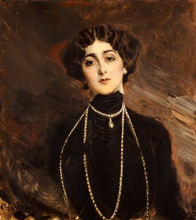 Portrait of Lina Cavalieri by Giovanni Boldini