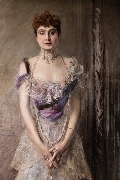 Princess Eulalia of Spain (detail) by Giovanni Boldini