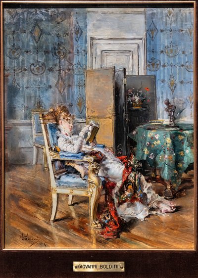 Reading Woman by Giovanni Boldini