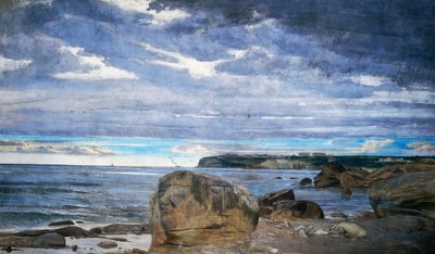 Sea coast by Giovanni Boldini