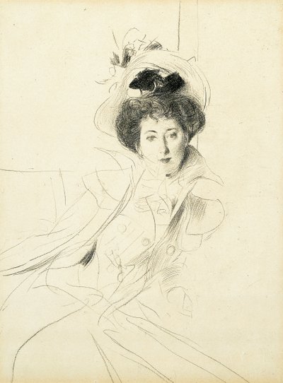 Study of the Princess Niscemi by Giovanni Boldini